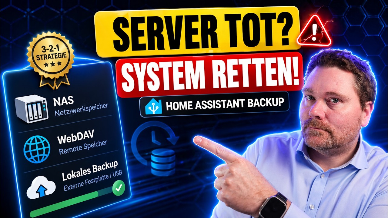 Home Assistant Backup richtig umsetzen – Mein vollständiger Rettungsplan für den Worst Case